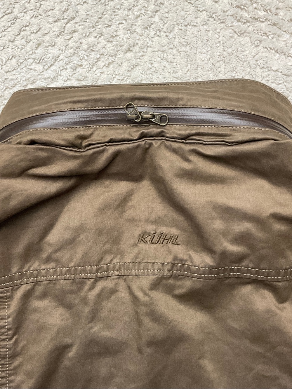 Kuhl Men's Kollusion Hooded Jacket in Coffee Color Size Medium - Picture 11 of 15